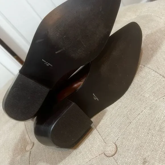 Leather Hand Stitched Mid Calf Western Boots Made In Brazil - Picture 5 of 13